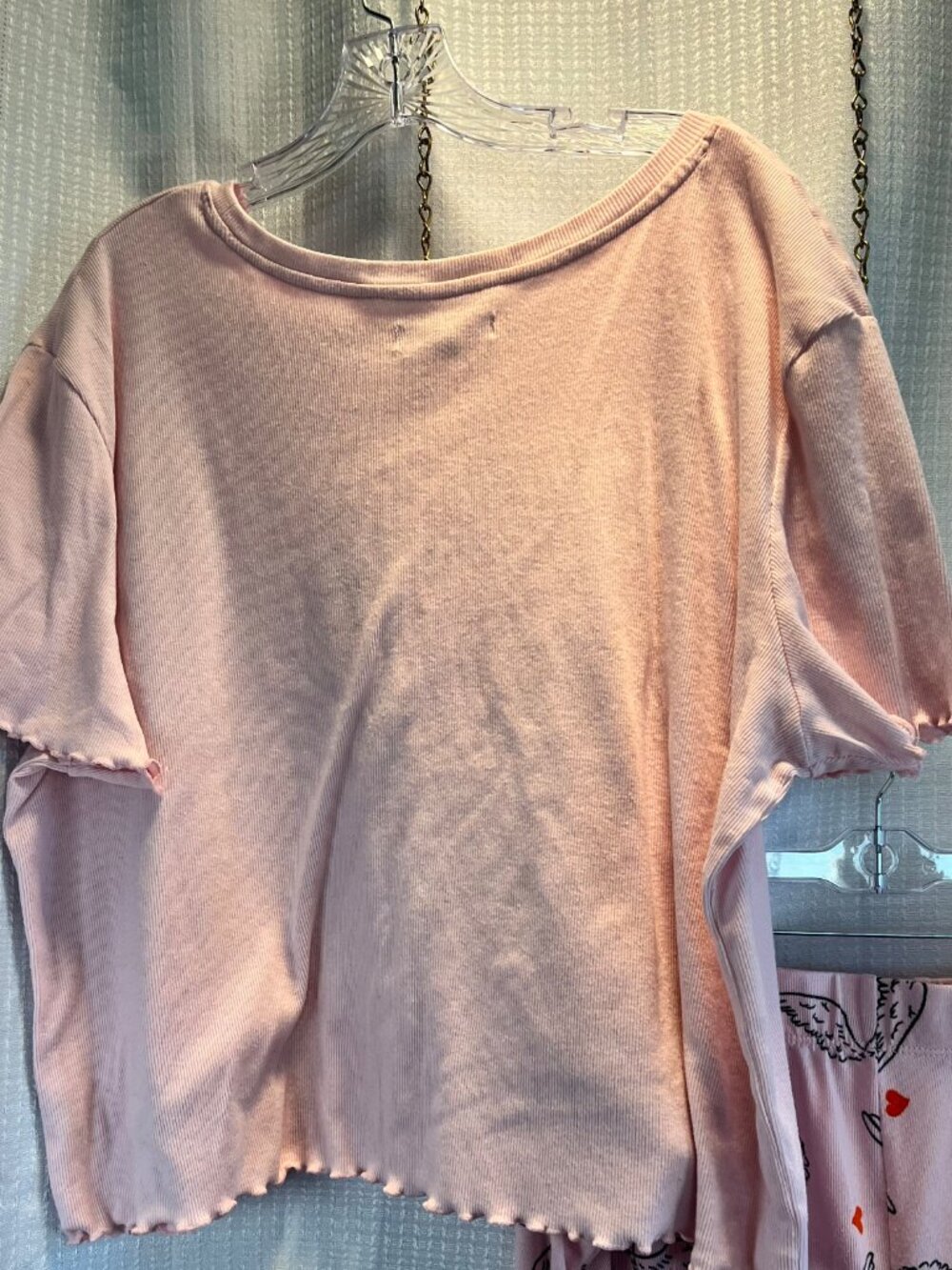 Grayson Social Pink Cherub Spill the Tea Pajama Set size 3X - Picture 2 of 10